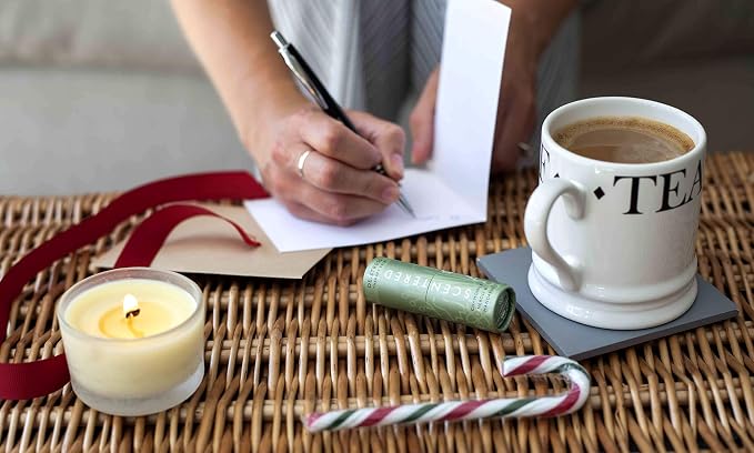 Scentered Aromatherapy De-Stress Balm Christmas Stocking Gift for Stress Relief - Essential Oil Roll On with Chamomile & Rosemary - Calming Relaxation - Self-Care Stocking Stuffers for Women