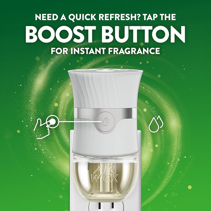 Air Wick Plug in Scented Oil Refill, 2 ct, Fresh Linen, Air Freshener, Essential Oils