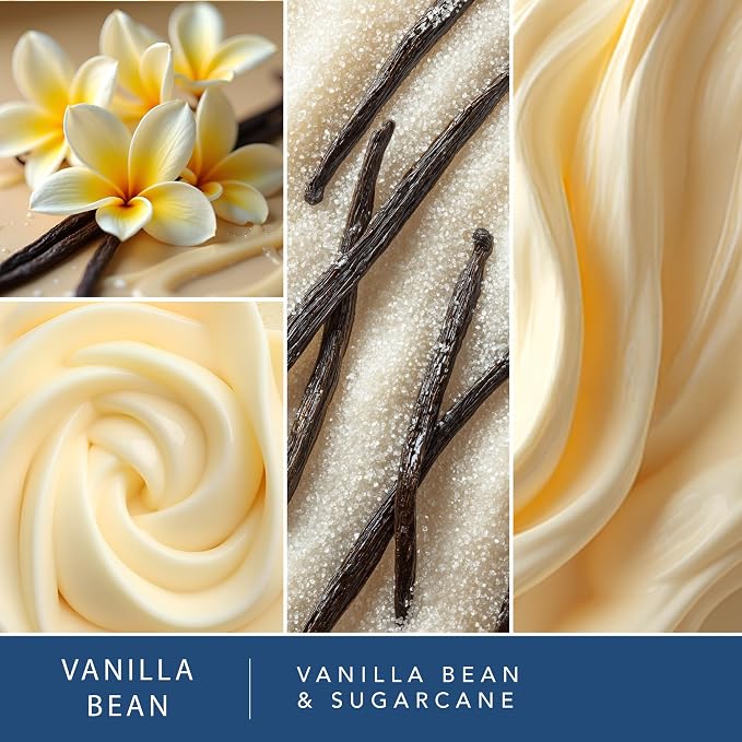 Scentsationals Vanilla Bean Scented Wax Melts - Vanilla & Sugarcane Scents, 10oz (24 Cubes)