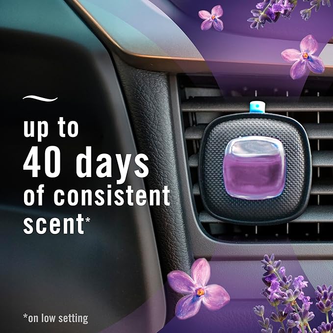 Febreze Car Vent Clip, Downy Calm Scent, 0.07 oz (Pack of 4)
