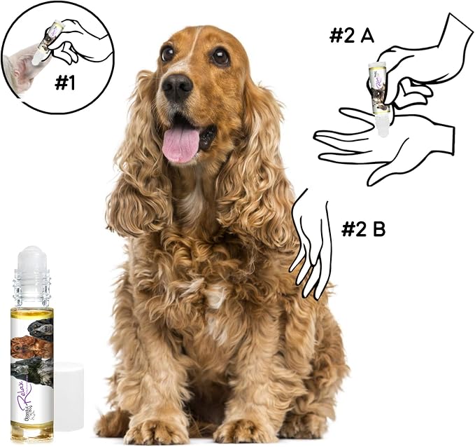 The Blissful Dog English Cocker Spaniel Relax Roll-ON Aromatherapy for Dogs - Anxiety Relief for Dogs