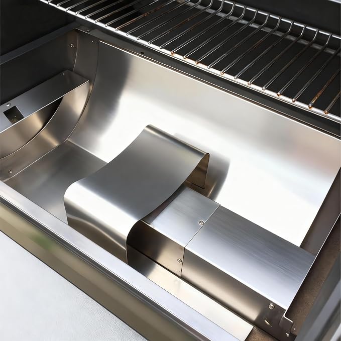 Stainless Steel Heat Baffle Diffuser Replacement for Traeger PRO 575 Pellet Grill, Flame Tamer for Traeger Ironwood 650/885 Pellet Grill Parts, Heat Shield for Traeger PRO 780 Pellet Grill and Smokers