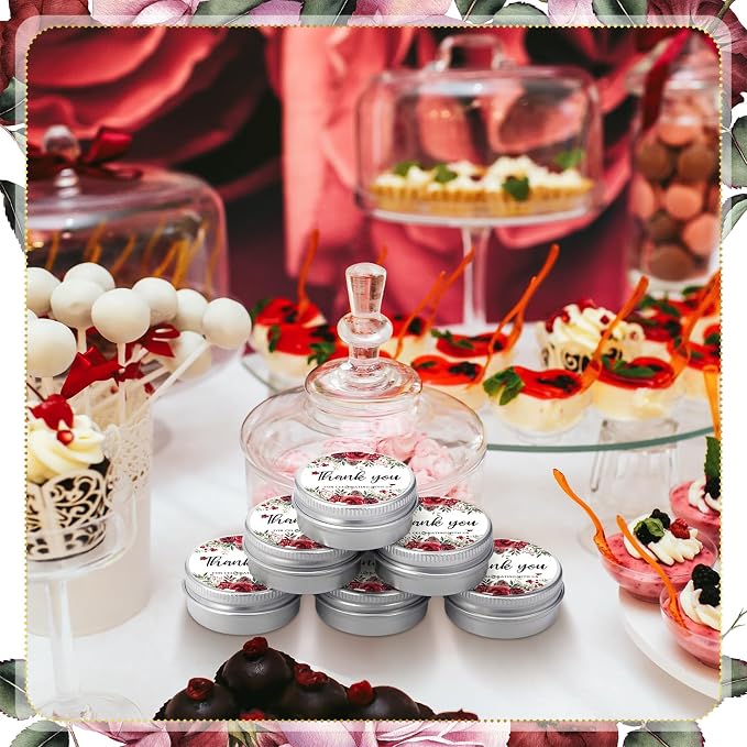 MTLEE 50 Pcs Summer Wedding Candles Gift Favors for Guests 1 Oz Lavender Scented Soy Wax Aromatherapy Candle for Bridal Shower Favors Rustic Wedding Party Guests(Rose Pinecone)