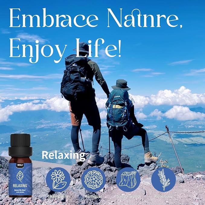 Essential Oils for Diffuser for Home-Wellbeing Essential Oil,Diffuser Oils for Aromatherapy,Candle&Soap Making,Humidifiers