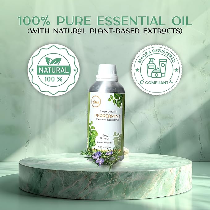 My ACE Rosemary Essential Oil 16 Fl Oz - 100% Pure & Natural - Premium Grade for Aromatherapy, Diffuser, Skin, Hair, Massage, Candle, Soap Making, Home - Glass Bottle with Dropper - Long Lasting Scent