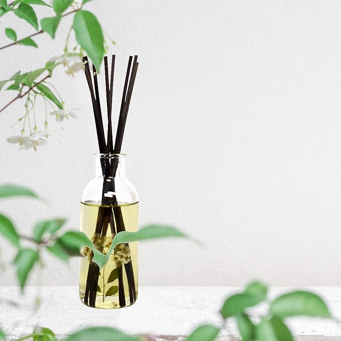 Urban Naturals Spring Blooms Scented Reed Diffuser Oil Set | Real Flowers in the Bottle! Bulgarian Rose, Egyptian Jasmine, Blue Orchid, Lily of the Valley, Amber | Great Idea