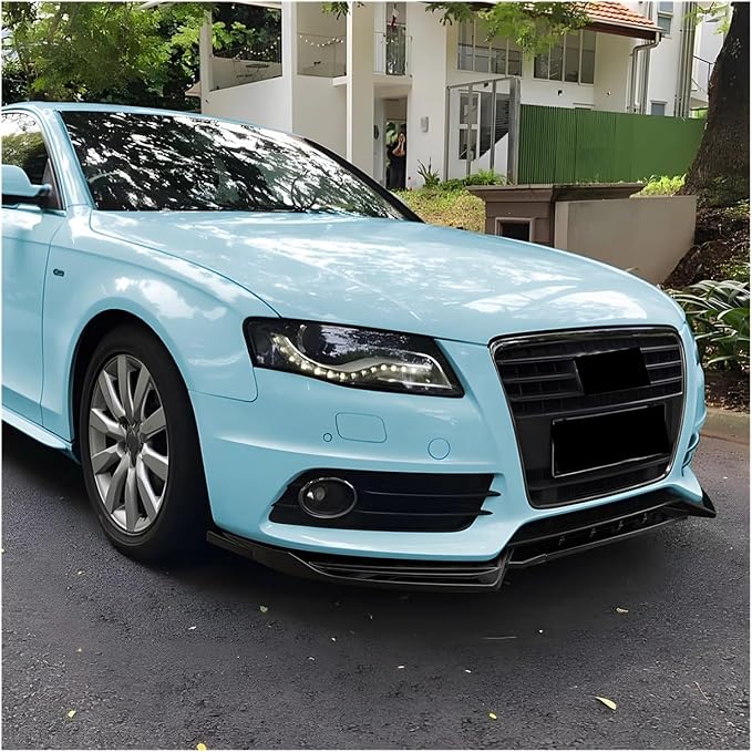 For Audi A4 S4 B8 2009-2012 Car Front Bumper Lip Splitter Diffuser Body Kit Auto Spoiler Accessories
