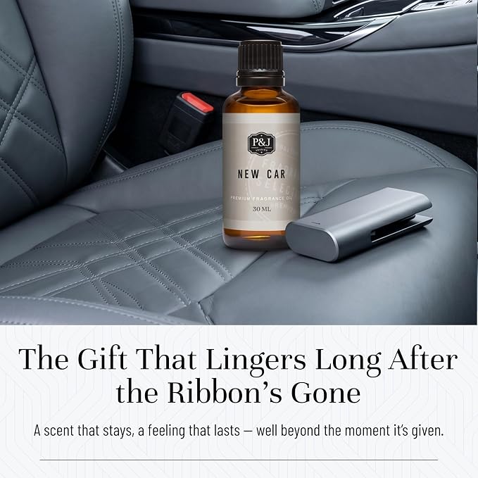 P&J Fragrance Oil | New Car Oil 30ml - Candle Scents for Candle Making, Freshie Scents, Soap Making Supplies, Diffuser Oil