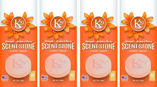 (K16001-4) K29 'Blossom' Stone Air Freshener, (Pack of 4)