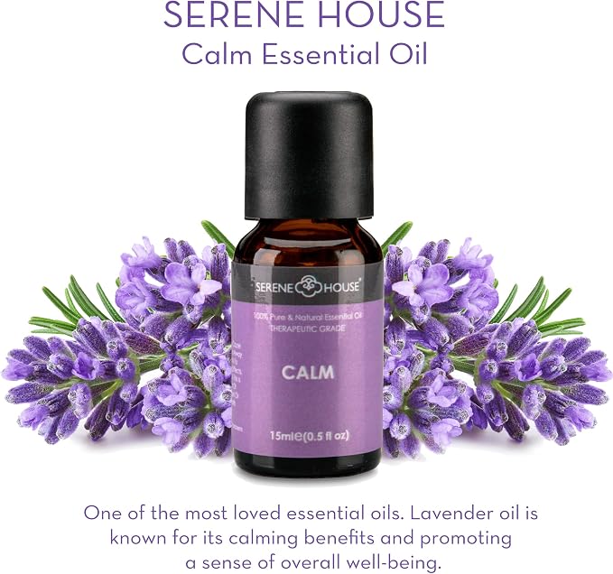 Serene House Peace & Calming Collection - 100% Natural Essential Oil Gift Set