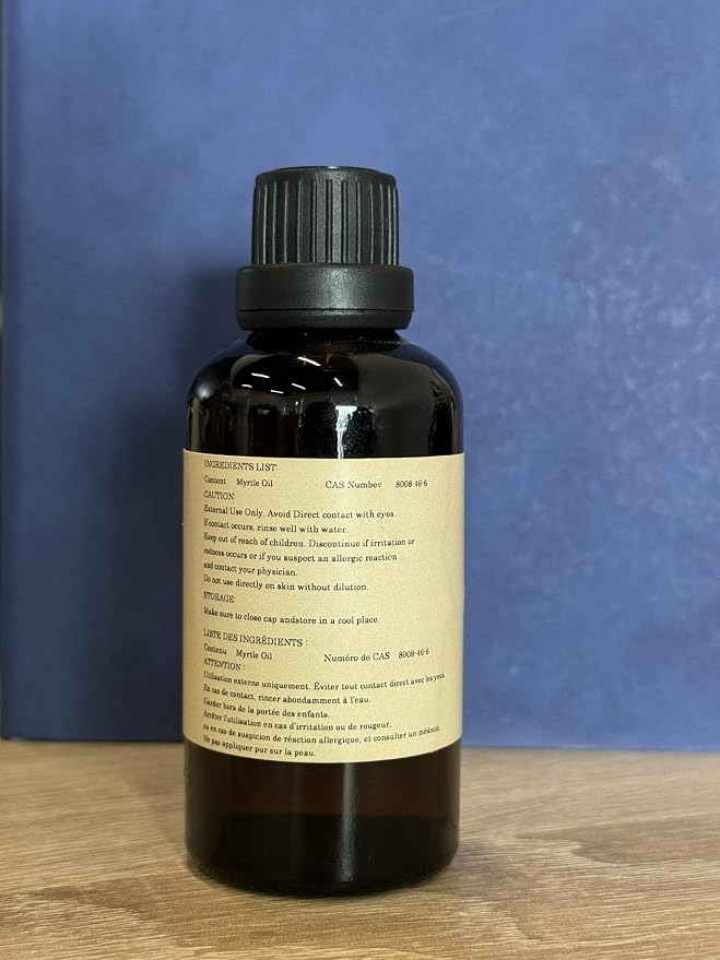 Myrtle Essential Oils 10ML, 100% Pure and Natural Essential Oil for Aromatherapy Diffuser - 0.33 Fl Oz/Myrtle