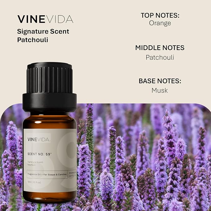 VINEVIDA [0.33oz] Scent No.59 Fragrance Oil for Candle Making and Soap Making - Premium Candle Scents for Soy Candles