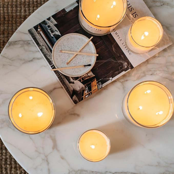 NEOM- Feel Refreshed Scented Candle, 1 Wick | Lemon & Basil | Essential Oil Aromatherapy Candle | Scent to Boost Your Energy