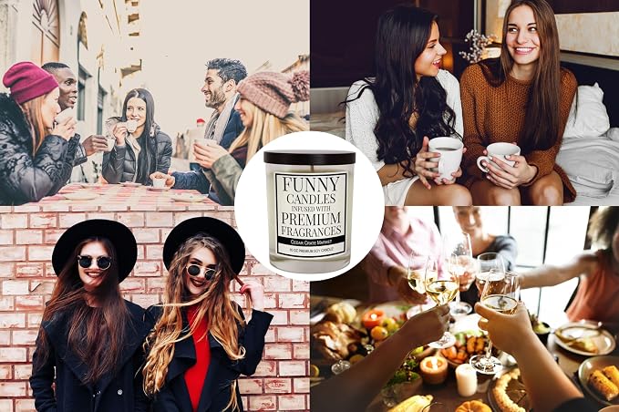 Cedar Crate Market - Inspirational Gift for Women, Men, Thank You Candle - You are Awesome, Keep that Up - Friendship Gifts for Women, Birthday Present for her, Encouragement, Scented Candle