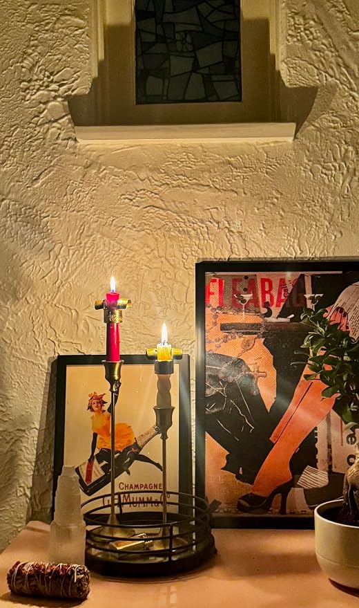 Automatic Candle Extinguisher | All-in-One Candle Snuffer & Wick Trimmer | American Solid Brass Design | Unique Gift Ideas | Vintage Home Safety Décor