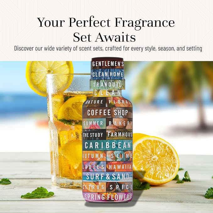 P&J Trading Fragrance Oil Summer Set | Candle Scents for Candle Making, Freshie Scents, Soap Making Supplies, Diffuser Oil Scents
