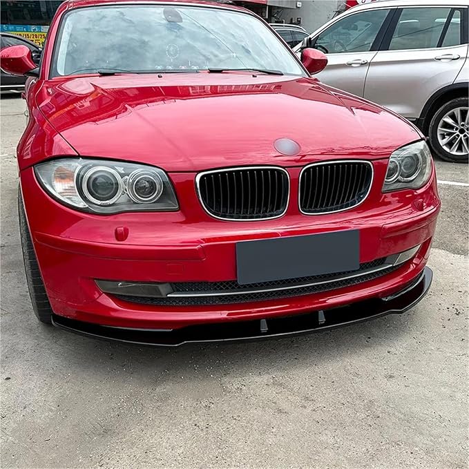 Front Spoiler Lip Splitter For BMW 1 Series E81 E82 E87 E88 LCI Standard 2008-2012 3Pcs Bumper Diffuser Body Kit
