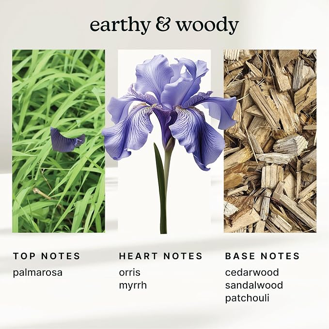 Homedics SereneScent Forest Whisper Fragrance Oil 15ml | Earthy Woody Blend with Cedarwood, Sandalwood & Patchouli | USDA Biobased Essential Oil Diffuser Scent | Waterless Cold Air