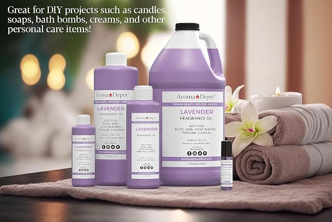 Lavender 1 oz. / Perfume I Skin Oil I Our Interpretation Premium Quality I Uncut I Fragrance Oil I Skin Safe I Add Aroma to Your DIY Projects I Scented Oil