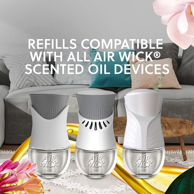 Air Wick Scented Oil Refill, Summer Delights, 10ct | For Plug-in Devices | Essential Oils | Eco Friendly | Pack of 2