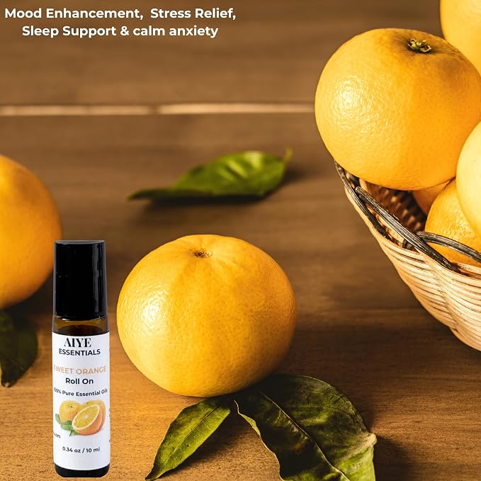 AIYE Essentials Sweet Orange Essential Oil Roll On .34 ml