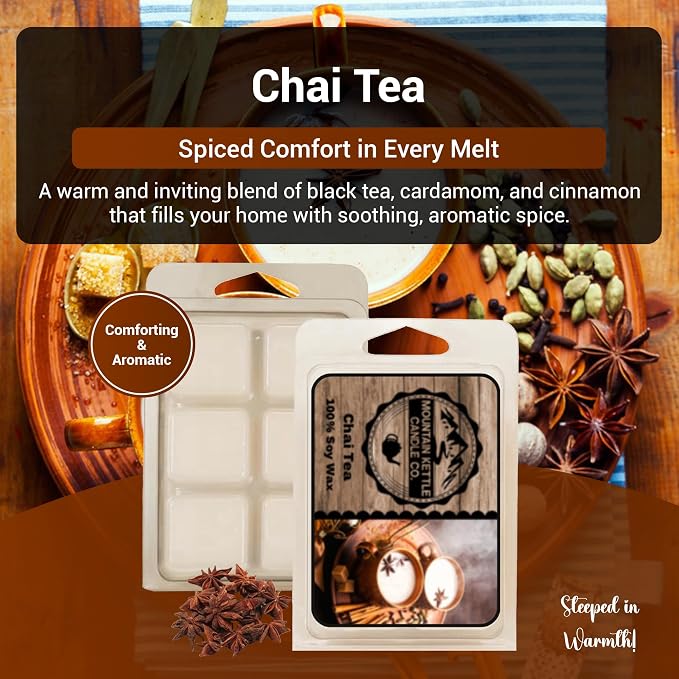 Mountain Kettle Wax Melts, Wax Melt Warmer Cubes, Wax Warmer Cubes, Pack of 5 (Cofee Pack)