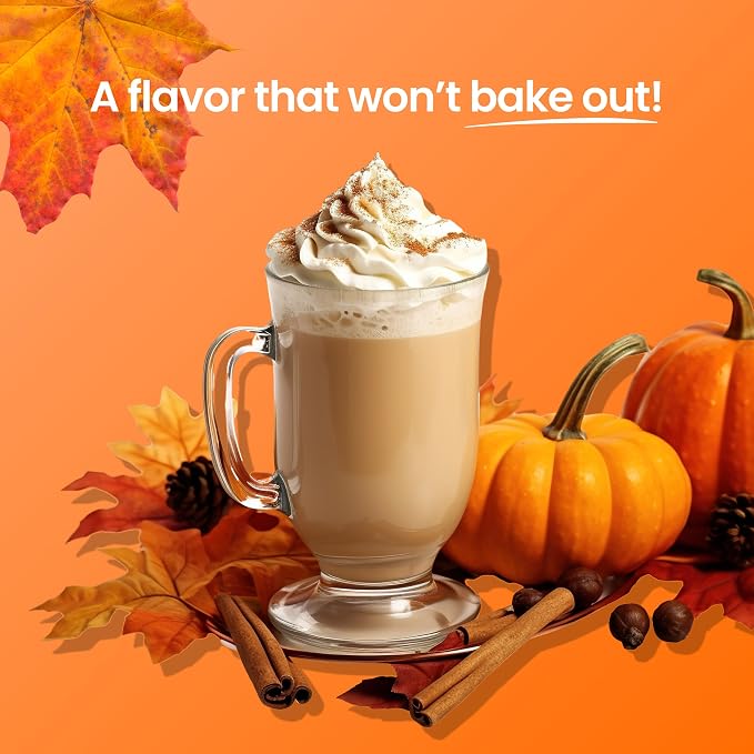 Lorann Oils Pumpkin Spice Bakery Emulsion: Genuine Pumpkin Spice Blend, Perfect for Boosting Fall Flavors in Cakes, Cookies & Desserts, Gluten-Free, Keto-Friendly, Pumpkin Spice Flavoring Essential