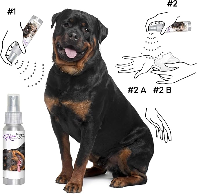 The Blissful Dog Rottweiler Relax Dog Aromatherapy Spray for Your Dog's Anxiety