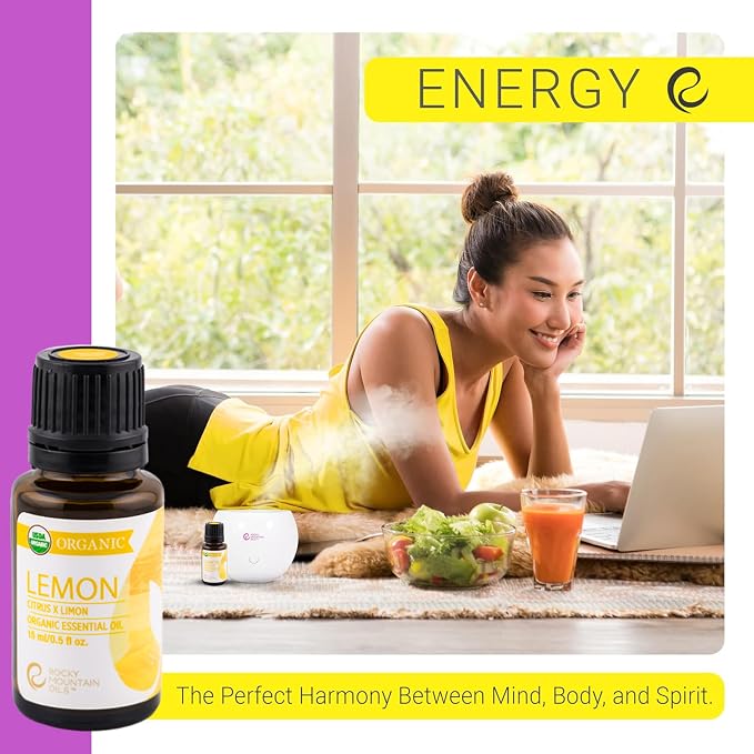 Organic Lemon Essential Oil 15ml