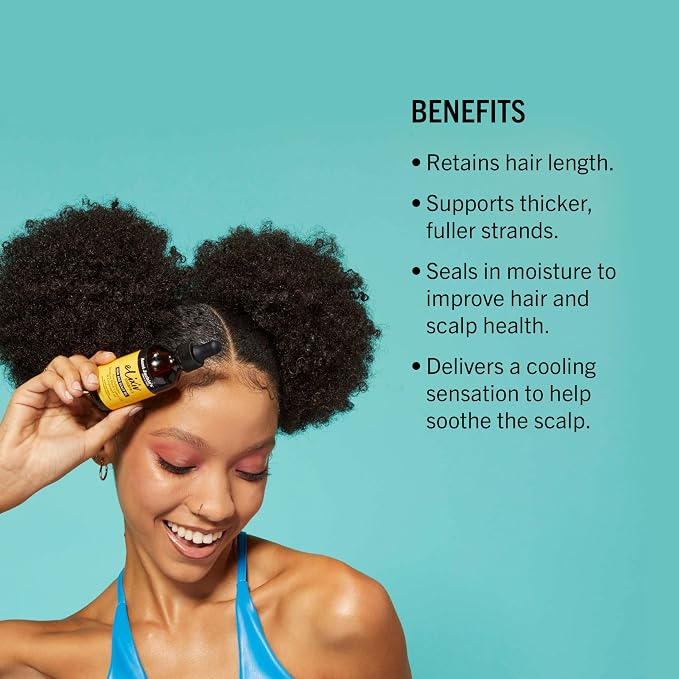Aunt Jackie's Elixir Essentials Hair & Scalp Oil, Saw Palmetto, Jamaican Black Castor Oil & Grapeseed Oil, Nourishes, Thickens & Supports Hair Growth, 2 oz