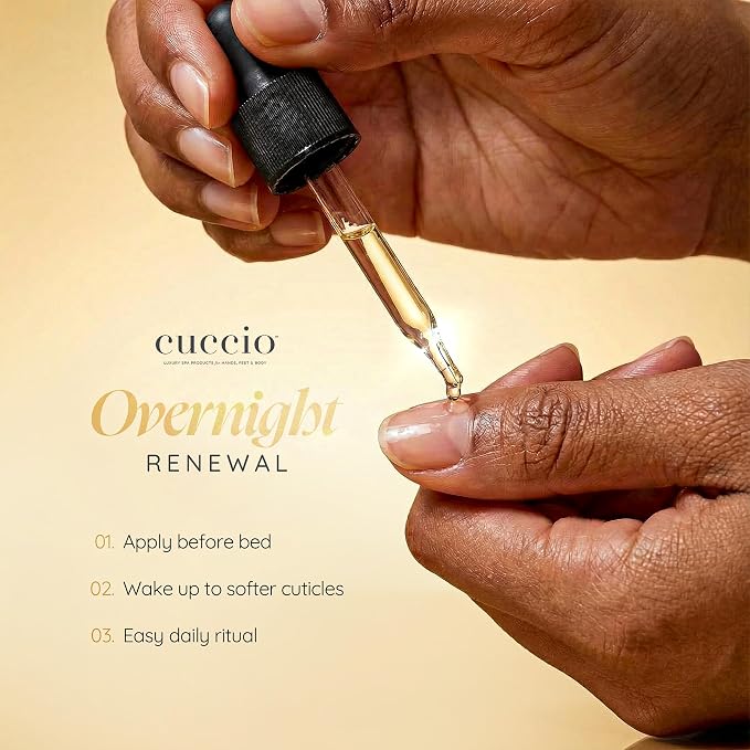 Cuccio Naturale Vanilla Bean & Sugar Revitalizing Cuticle Oil, Lightweight Fast-Absorbing Hydrating Nail & Cuticle Conditioner, Cold-Pressed Oils + Vitamin E, 2.30 Fl Oz