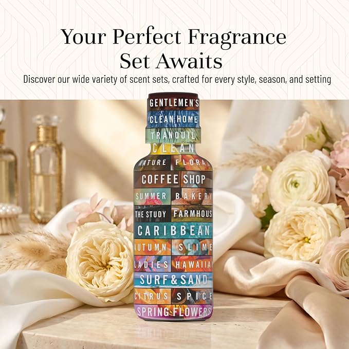 P&J Trading Her Trio Set of 3 - Warm Vanilla Sugar, White Tea & Magnolia - Premium Concentrated Trio Set for Candle, Diffusers, Soap Making, Car Freshies & DIY Crafts - USA Made, 10 ML