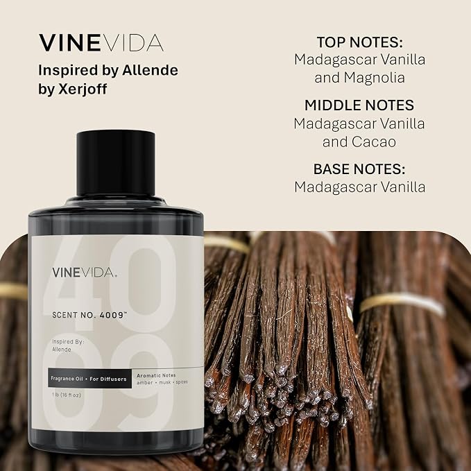 VINEVIDA [16 Oz] Inspired by: Allende; Diffuser Oil Refill | Premium Scent Diffuser Oil for Home | Non-Toxic Fragrance