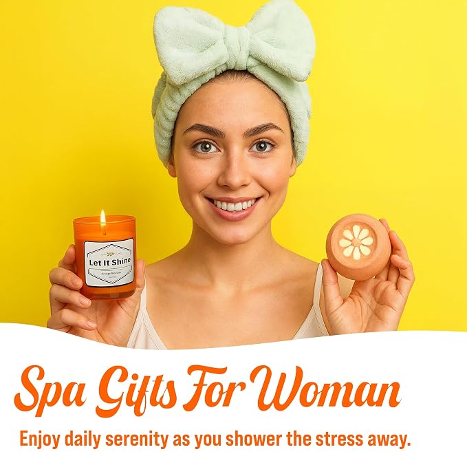 Get Well Soon Baskets for Women – Self Care Spa, Care Package with Accessory Bag, Relaxing Collection, Cozy Kit, Birthday Present for Women, Thinking of You, Best Friend Box, Bath Essentials, 8pcs Set