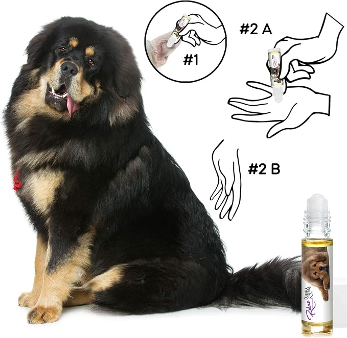 The Blissful Dog Tibetan Mastiff Relax Roll-ON Aromatherapy for Dogs - Anxiety Relief for Dogs