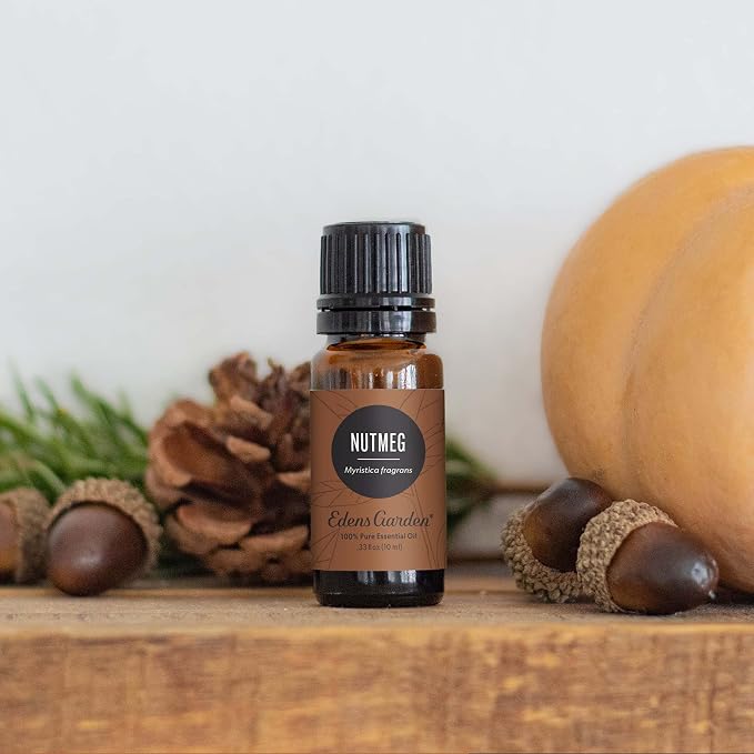 Edens Garden Nutmeg Essential Oil- 100% Pure Premium Grade, Undiluted, Natural, Therapeutic, Aromatherapy, The Best for Diffuser, Candle, Laundry, Humidifiers 30 ml (1 fl oz)