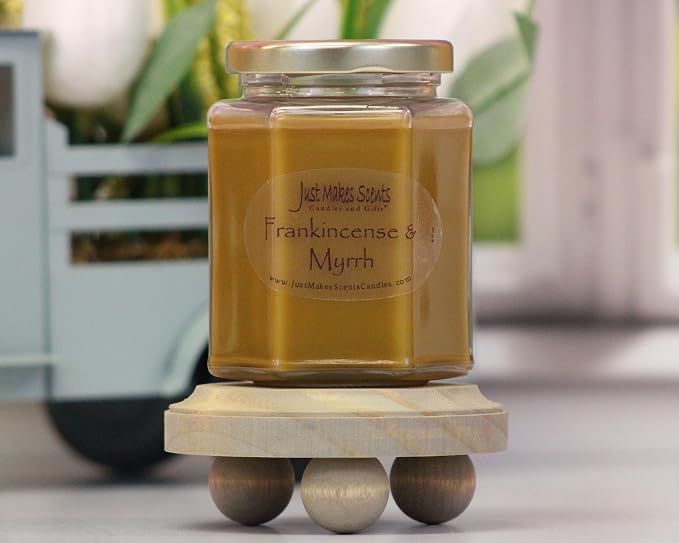 3 Pack - Frankincense & Myrrh Scented Blended Soy Candle (8 oz)