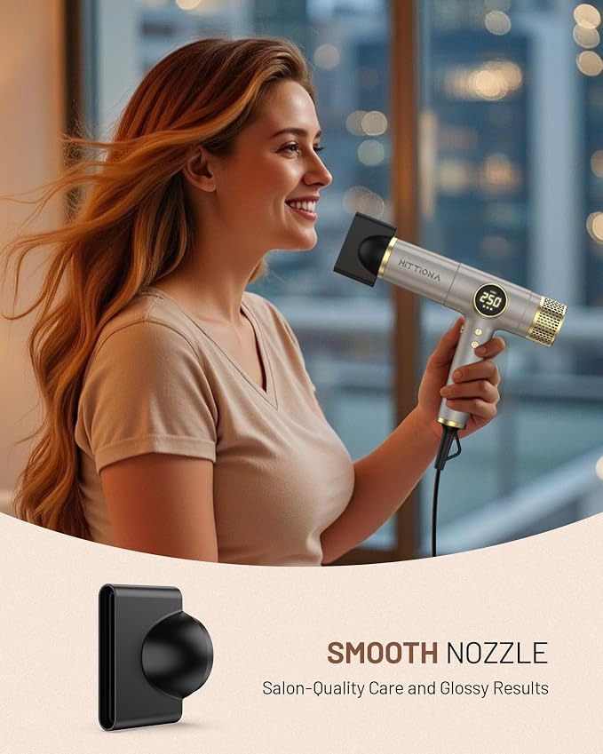 Dual Voltage Travel Hair Dryer Ionic Blow Dryer 2000W Fast Drying Lightweight Compact Low Noise Diffuser – 2026 Upgraded Hair Dryer for Europe Travel Women International Use Gift