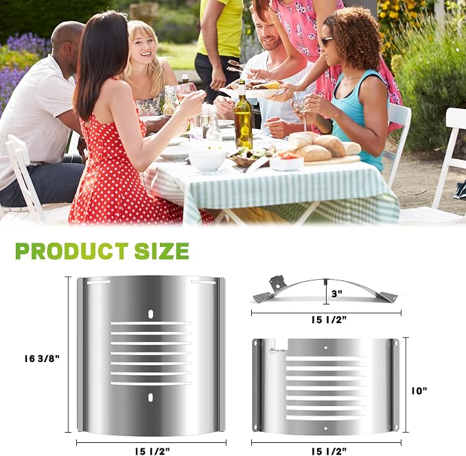 PB1230 Flame Broiler Kit for Pit Boss 1230 Series Combo Pellet Grill,Sliding Cover Bottom Kit for Pit Boss Replacement Parts PB1230SP,PB1230CC,PB1230G,PB1100PSC2,PB550G Pellet Smoker Accessories