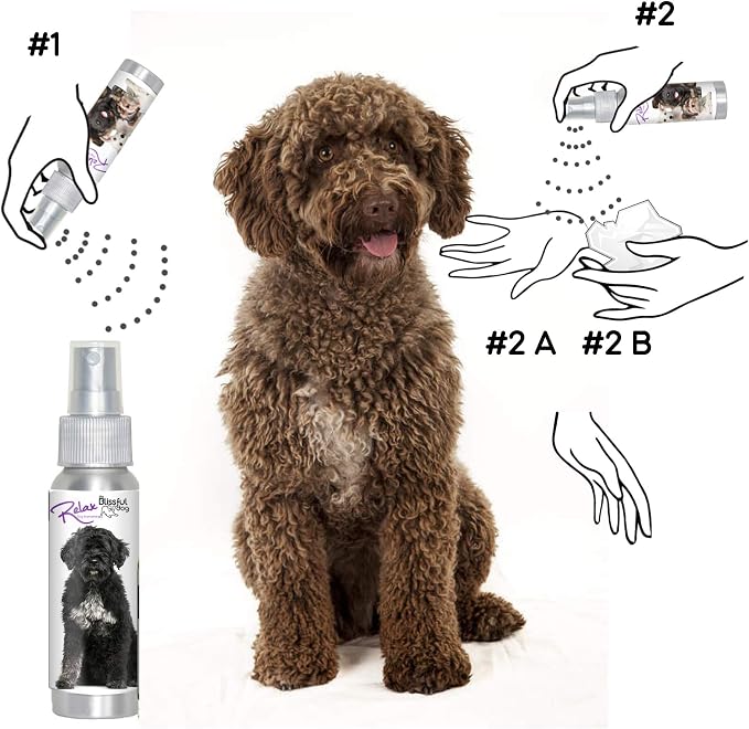 The Blissful Dog Portuguese Water Dog Relax Aromatherapy Spray for Your Dog's Anxiety