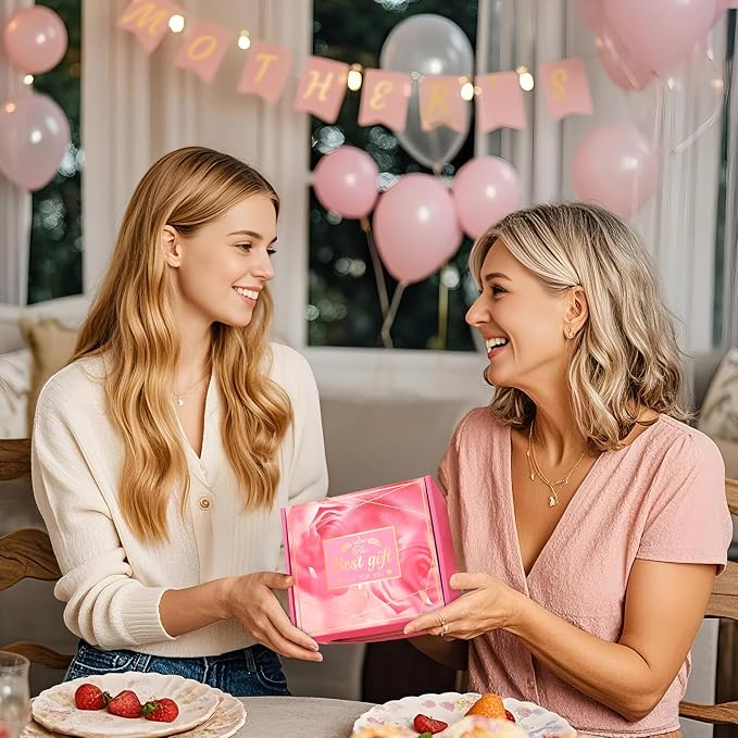 Birthday Gifts for Women, Mom, Sister, Friend: Unique Pink Self Care Spa Relaxation Baskets Set, Mothers Day, Christmas, Valentines, Holiday, Gift for Her, Girlfriend, Grandma, Wife, Bestie, Coworker