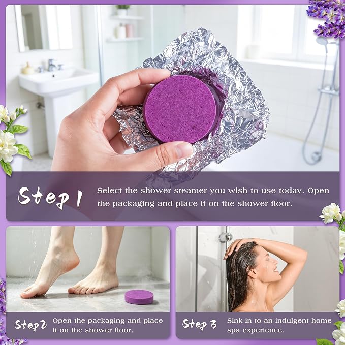 Shower Steamers Aromatherapy Birthday Gifts for Women-12 Pack Mothers Day Gifts,Gifts for Grandma,Wife,Mothers,Stress Relief and Relaxation Gifts for Women and Men,Created Your Own Home SPA