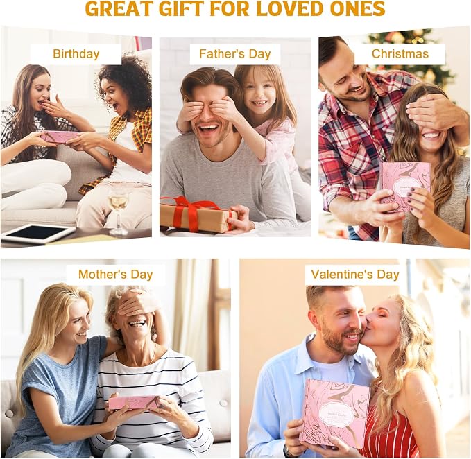 Candles - Scented Candles Gift Set for Women, 4 Packs Natural Fragrance Aromatherapy Candles for Home Scented, Long Burning Candles Gifts for Mothers Day, Thanksgiving Day, Birthday, Valentine's Day