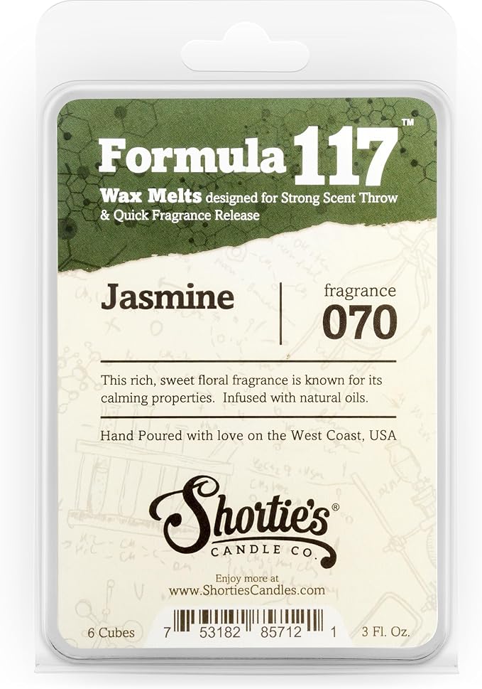Shortie's Candle Company Floral Premium Wax Melts Variety 3 Pack - 9 Oz., Strong & Long Lasting, Non-Toxic - Made with Essential & Natural Oils - Formula 117