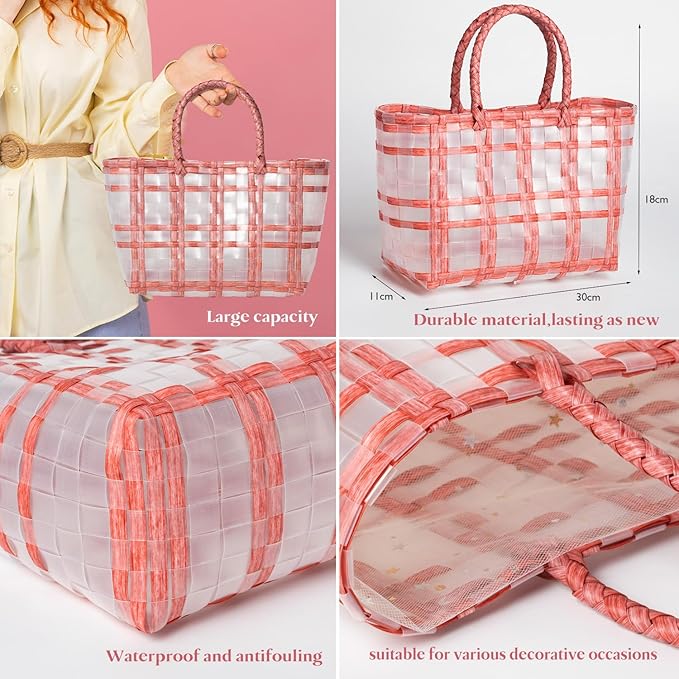 Spa kit Unique Gifts Basket for Women, Rose Bath and Body Gift, Birthday Gifts Skin Care Set, Self Care Pampering Kit Teen Girls Tote Bag Home Spa, Comb, Birthday, Mother Day, Bridal Shower