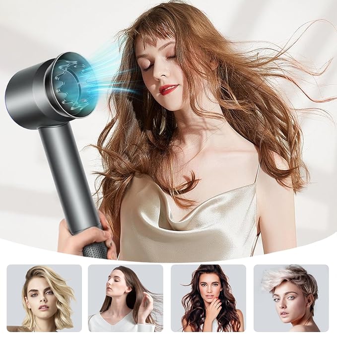 Gentle Air Nozzle Attachments 969749-01 for Dyson Supersonic Hair Dryer HD01,HD02,HD03 Iron Color