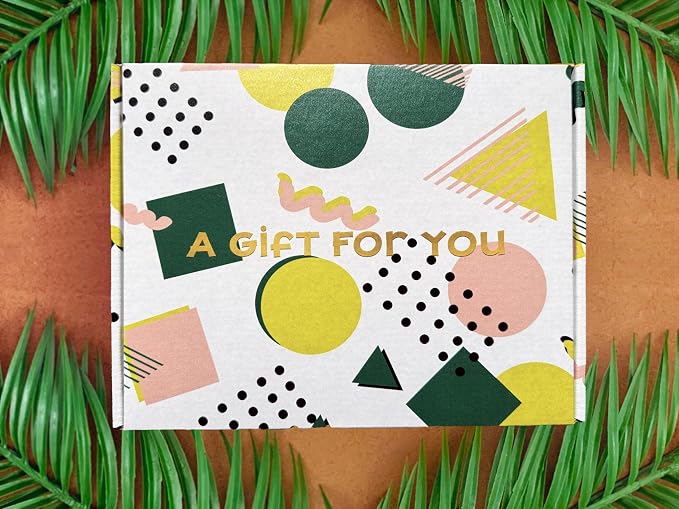 50th Birthday Candle Spa Gift Box, Handmade Unique Birthday Basket, Forty Small Self Care Gift Set for Women, Best Friend Relaxation Gift Idea (It's A Vibe)