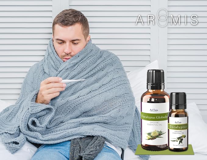ArOmis Eucalyptus Globus Essential Oil - 100% Pure Therapeutic Grade - Undiluted, Premium Oil - 150 Micron Filtered, Perfect for Aromatherapy Diffusers (30ml / 1 fl oz)