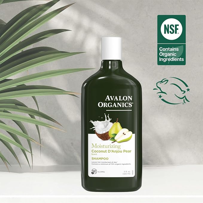 Avalon Organics All Natural Coconut Pear Shampoo, 11 Fl Oz