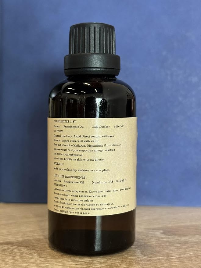 Frankincense Essential Oils 10ML, 100% Pure and Natural Essential Oil for Aromatherapy Diffuser - 0.33 Fl Oz/Frankincense